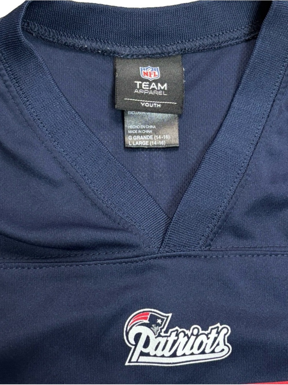Tom Brady #12 New England Patriots Youth Large 14/16 NFL Team Apparel Jersey 🏈 - Picture 8 of 10